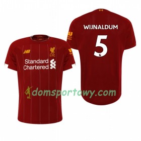 Koszulka Liverpool Georginio Wijnaldum 5 Domowe Koszulki Piłkarskie 2019-2020 Krótki Rękaw